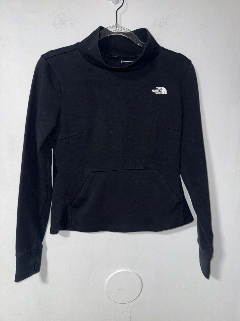 The North Face City Standard Double Knit Funnel Neck Size S Black